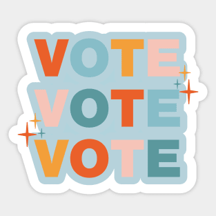 Vote Vote Vote Sticker